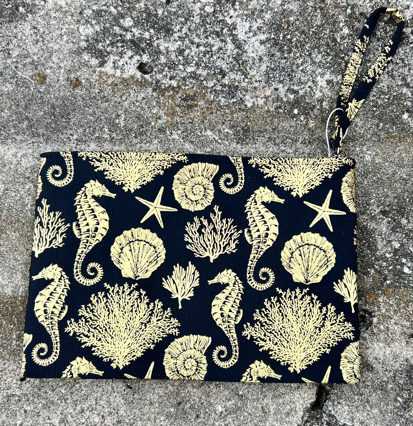 Sea Life Pouch- Black