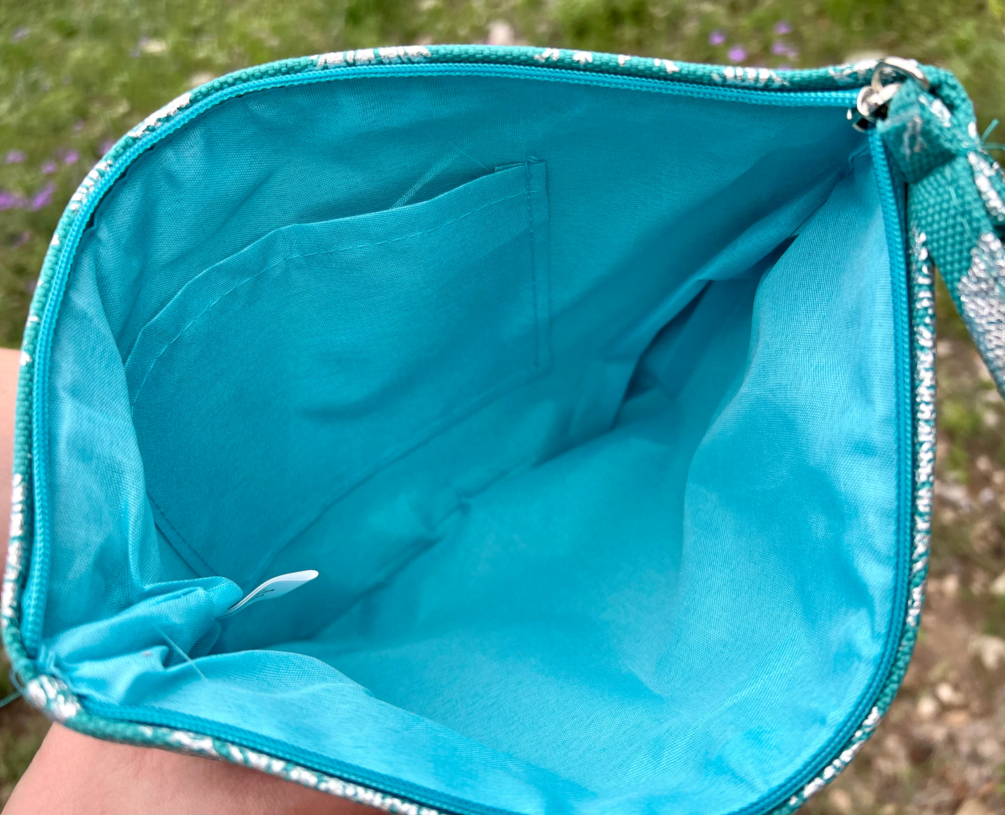 Sea Life Pouch- Turquoise
